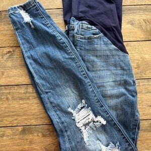 PinkBlush distressed jeans